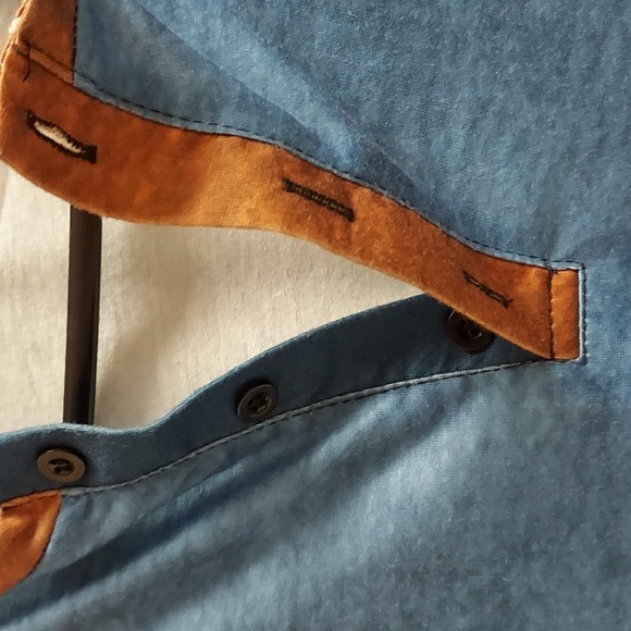 Men's Graphic Short Sleeved Shirt GRANDPAS & MOTORCYCLES Sz XL In BLUE - Picture 8 of 10